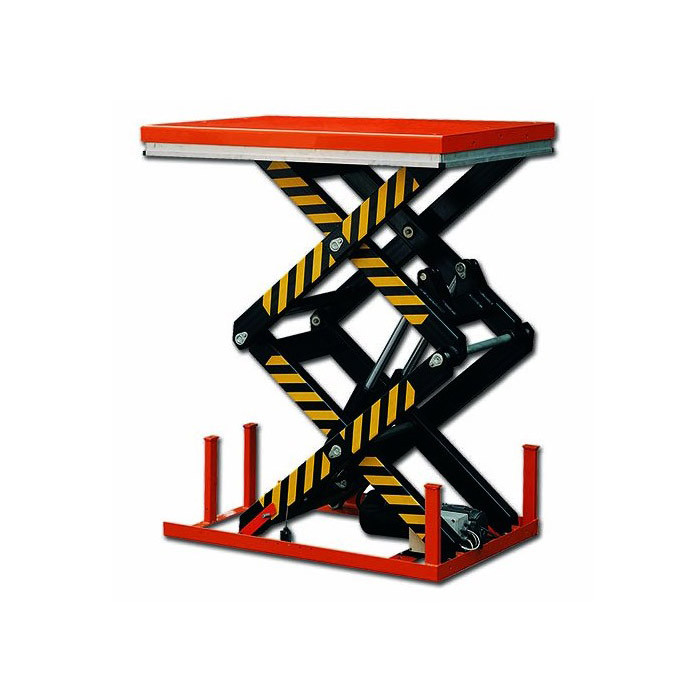 Table elevatrice electrique double ciseaux 1000kg