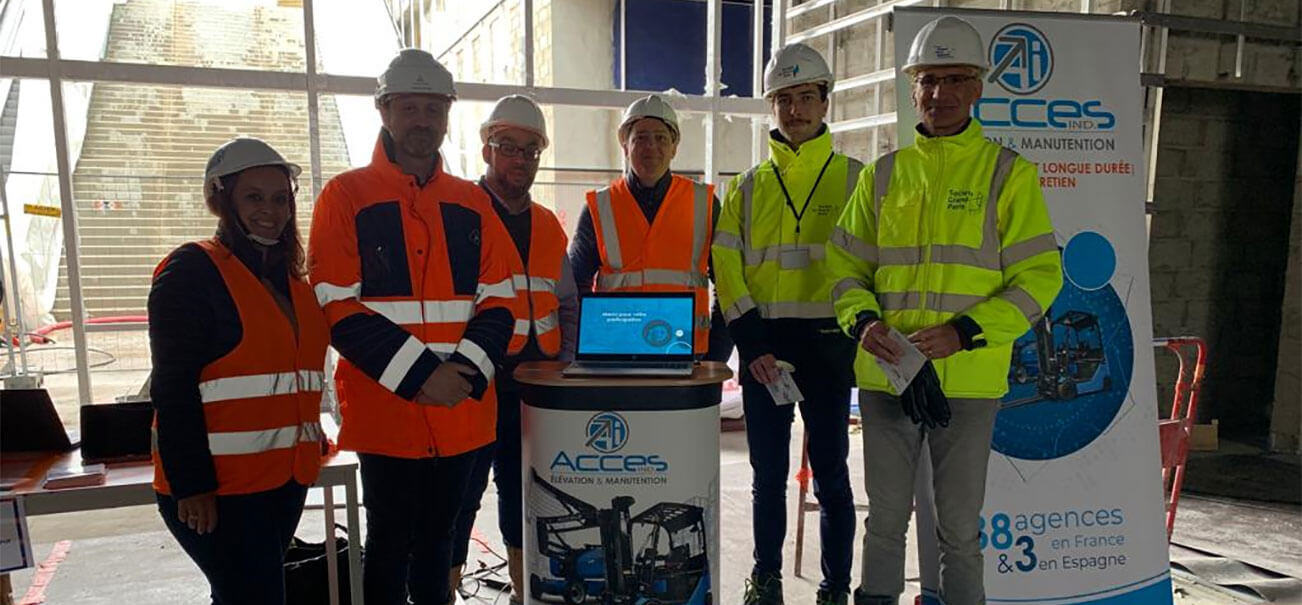 Sécurité chantier : Acces Industrie anime un atelier au cœur des chantiers du Grand Paris.
