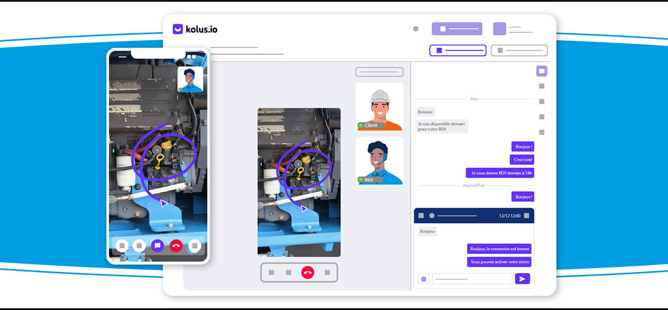 Votre outil 100% connecté de la rentrée. Télétransportez nos techniciens chez vous en un clic !