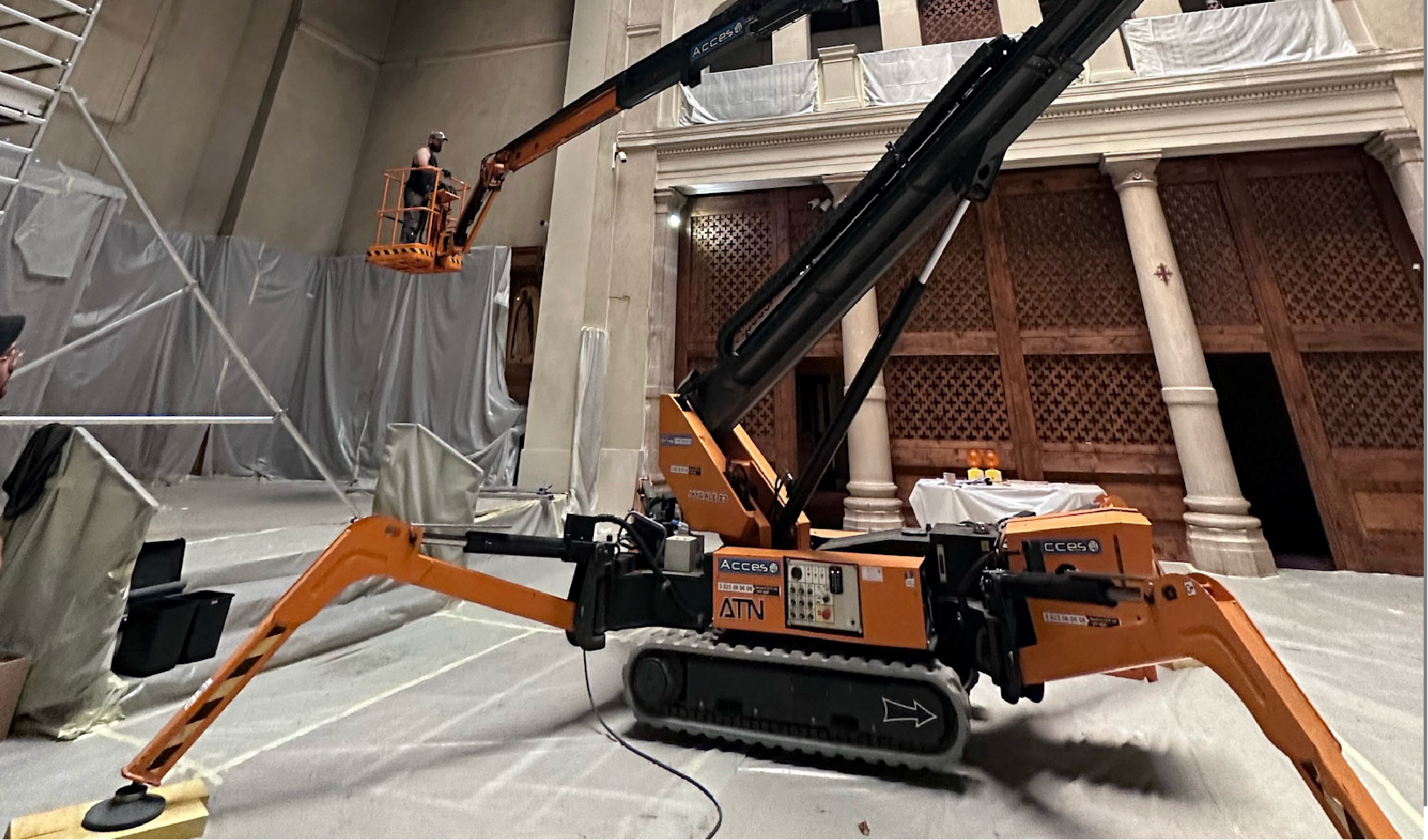 Chantier du couvent Victor Hugo dans la ville de PARIS.