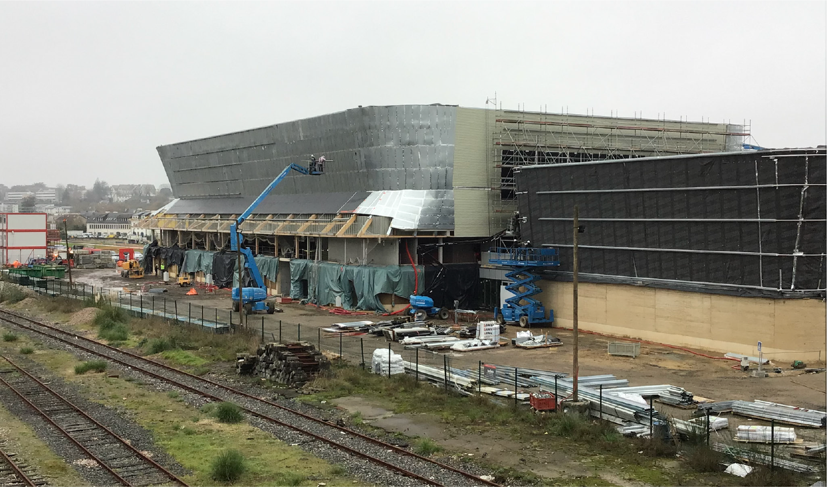 Chantier d'une salle événementielle à QUIMPER.
