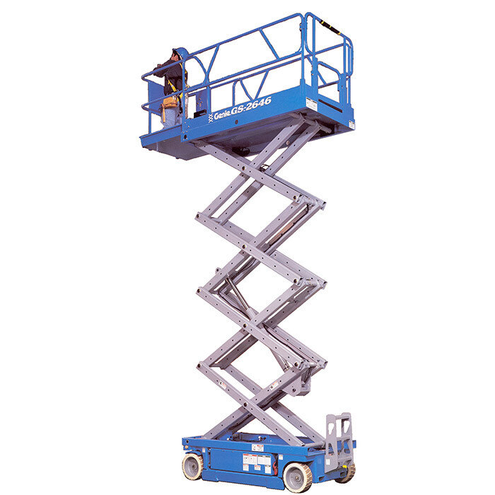 GENIE GS 2646 | Nacelle ciseau électrique 10 m étroit