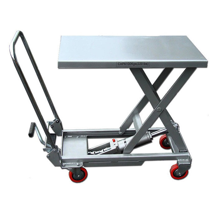 STOCKMAN BAL100 | Table élévatrice manuelle aluminium 100 kg